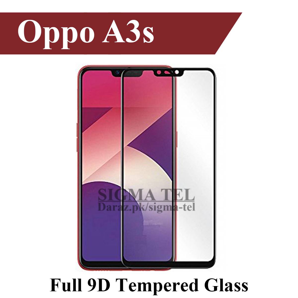 oppo a3s full glass