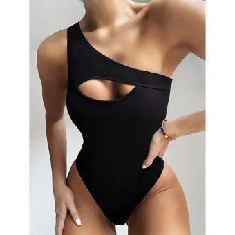 women's one shoulder swimsuit