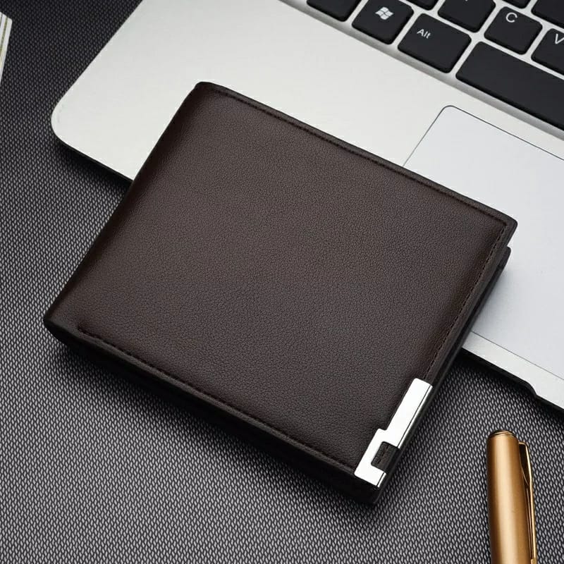 Fashion Men Wallets Luxury Short Wallet Bifold Men's Multi-card Ultra-thin Wallet Trend Zipper Coin Purse
