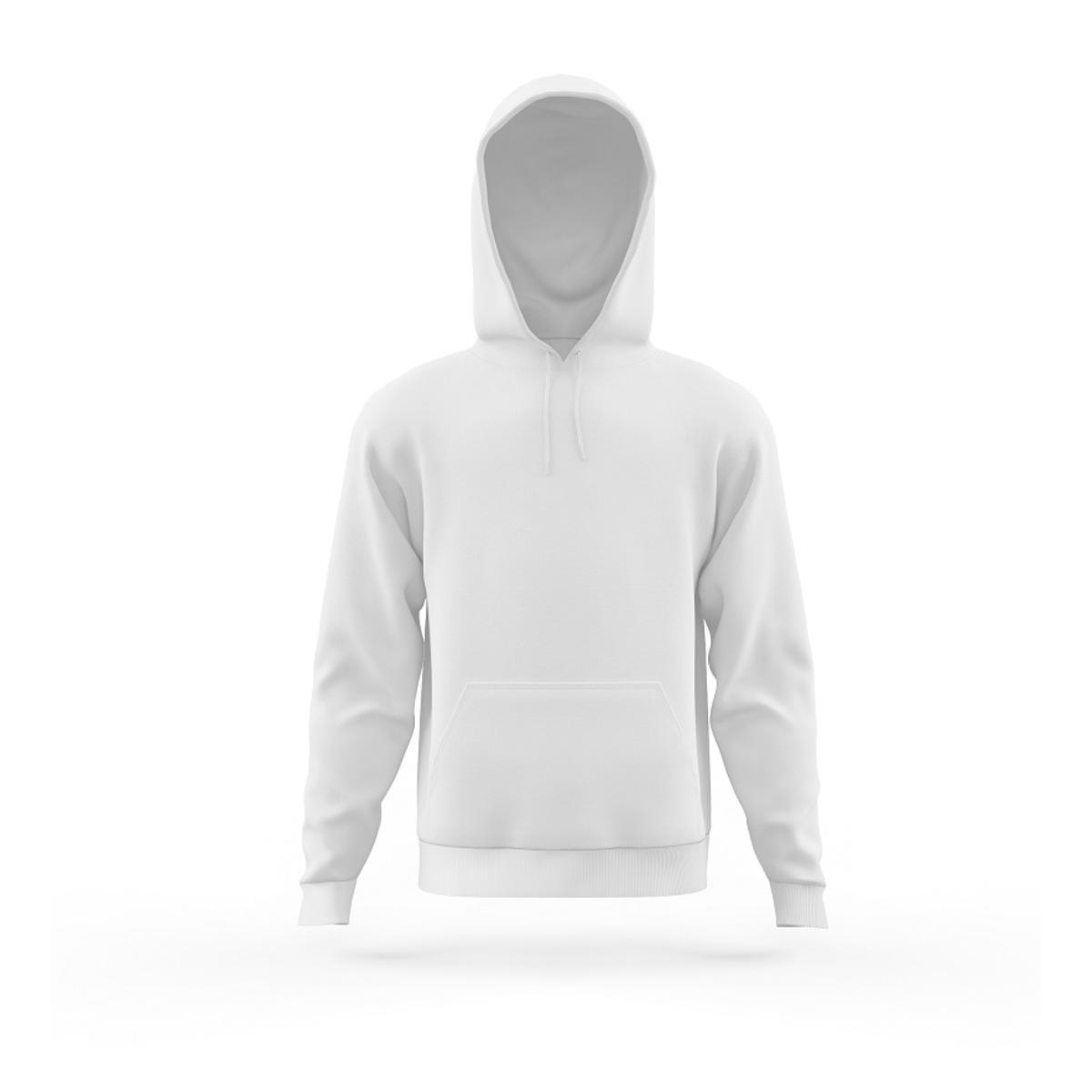 Plain white unisex hoodie Daraz.pk