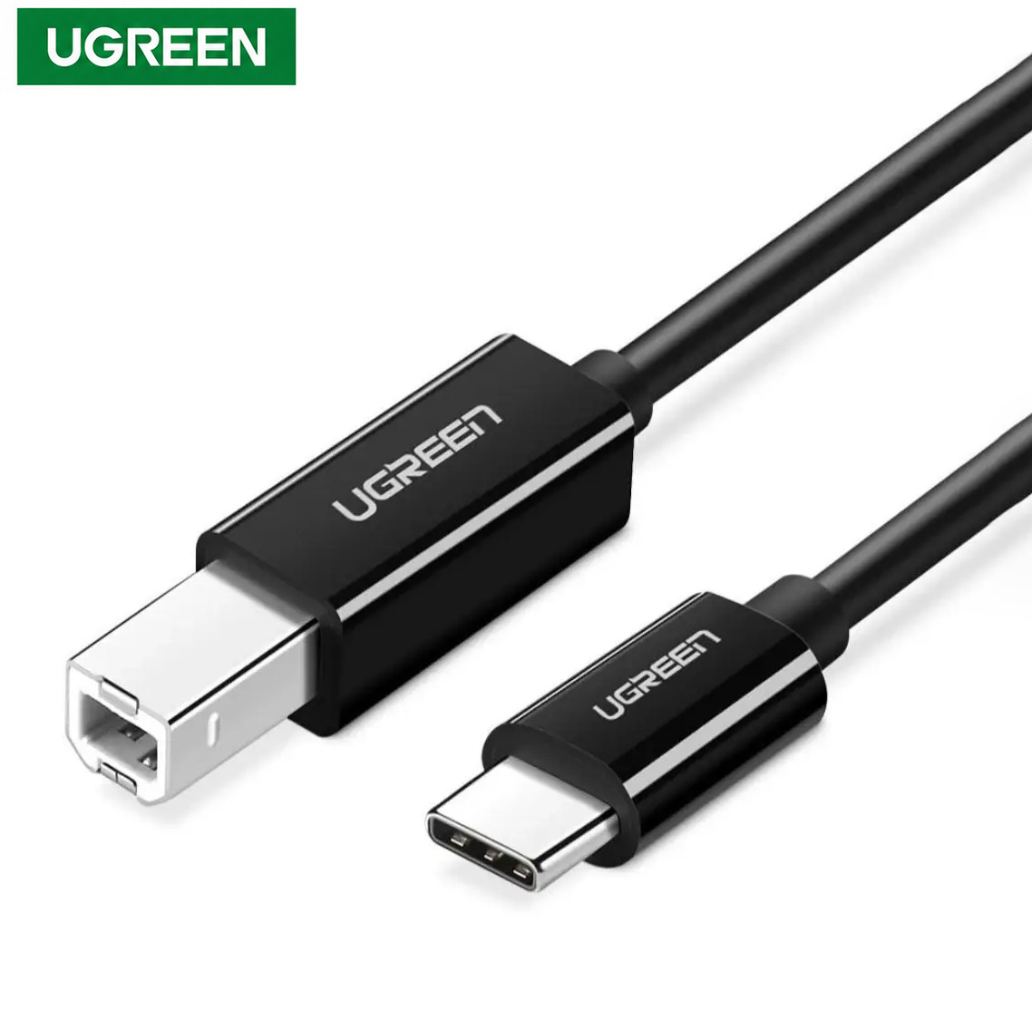 UGREEN USB-C to USB Type-B 2.0 Printer Cable, 480Mbps Data Transfer – 2M