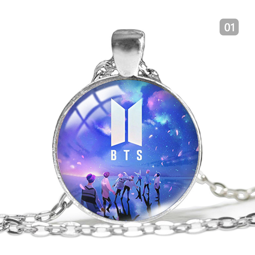 summerflowers KPOP Bangtan Boys BTS Alloy Necklace Pendant Women's Men