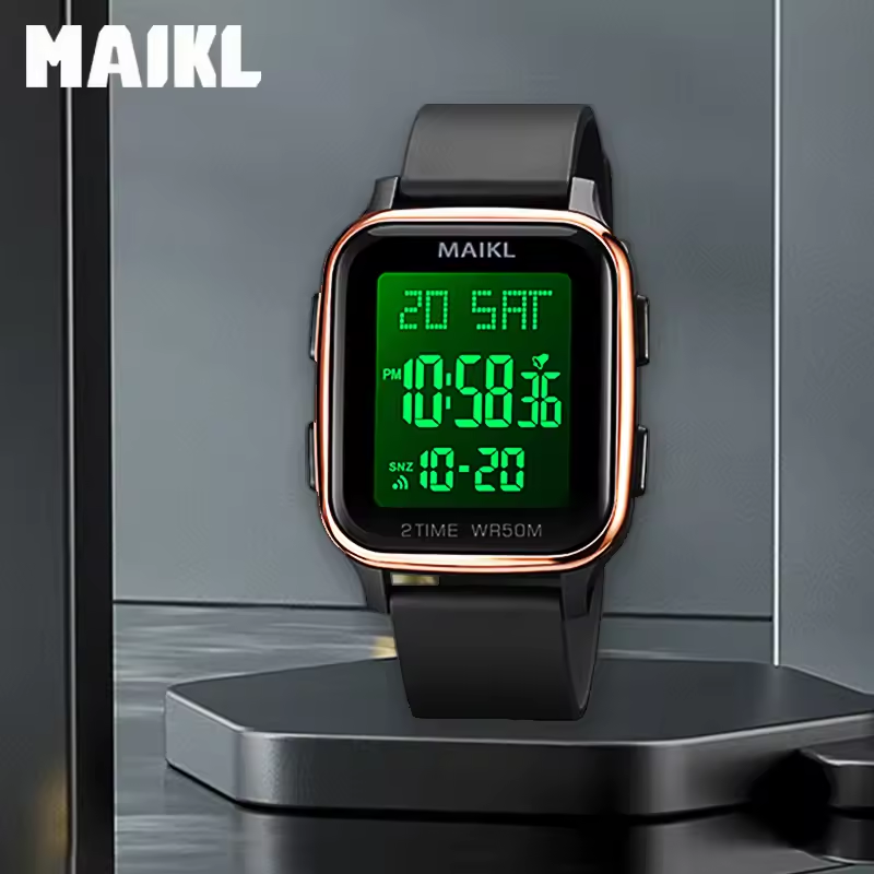 Digital LED Sports Watch for Men & Boys – Waterproof Stylish Casual Wrist Watch with Date & Alarm | Fashion Durable Trendy Digital Watch | Outdoor Electronic Sports Wrist Watch