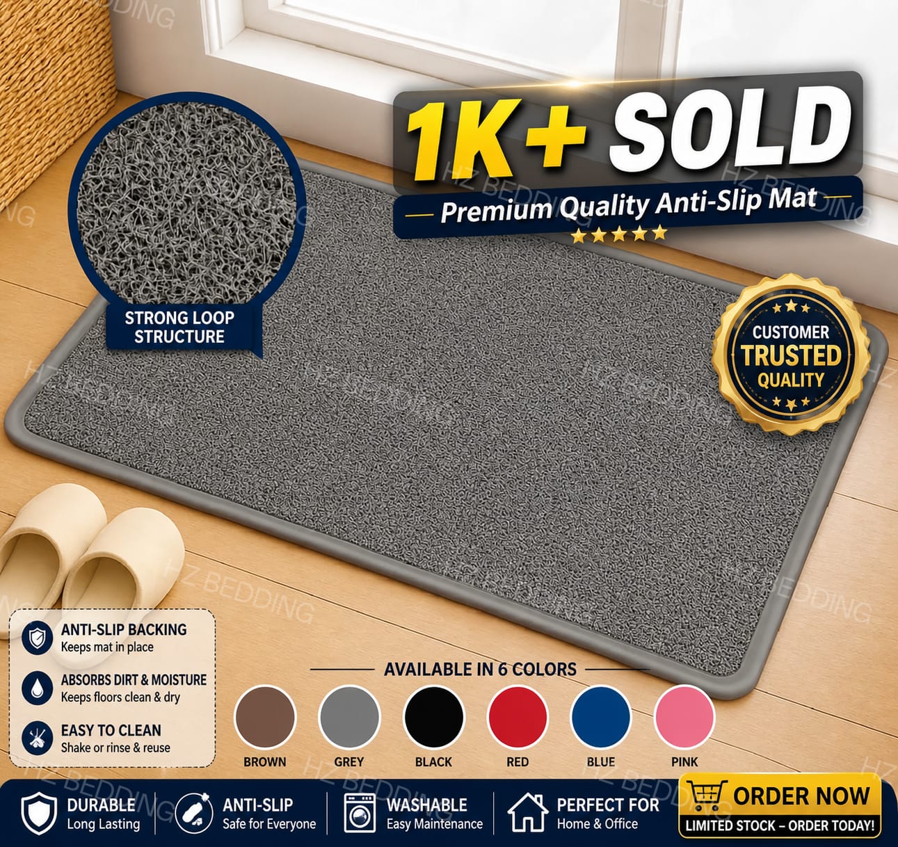Rubber grass mat water absorber or water proof mat bathroom mat washroom entrance toilet floor door rug payedan pvc rugs high quality non slip mat
