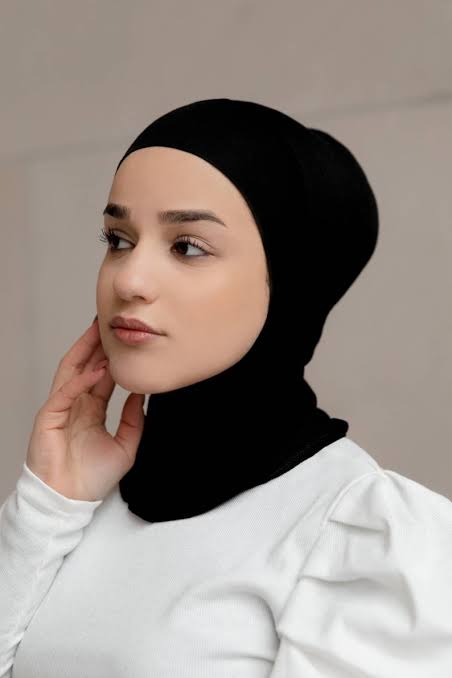 Premium Ninja Under-Scarf Cap for Women - Full Neck Coverage Inner Hijab - Breathable Cotton Jersey Ninja Cap - Stretchable Head Under-Wrap for Ladies & Girls