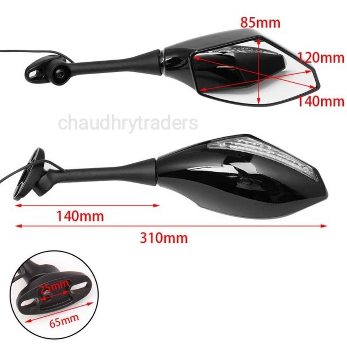 FAIRING LED SIDE MIRRORS ONLINE IN PAKISTAN FEARING MIRRORS FOR