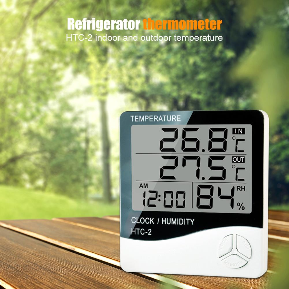 HTC-2 Digital LCD Thermometer Hygrometer Temperature Humidity Meter