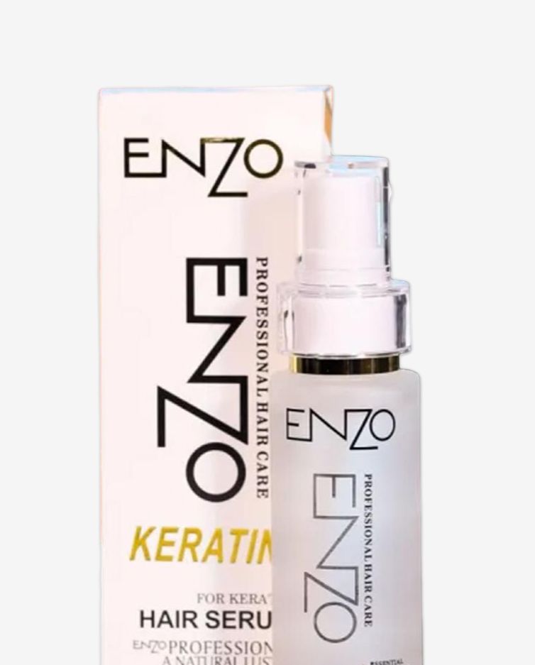 Enzo Professional Keratin Hair Serum for frizzy softness and dry deep nourish Beauty Care enzo hair serum for Men & Women 30ml