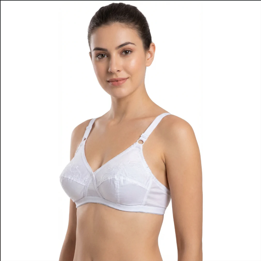 Front Open Breastfeeding Bra - Cotton, Non-Wired | Plus Sizes Maternity & Nursing Bra
