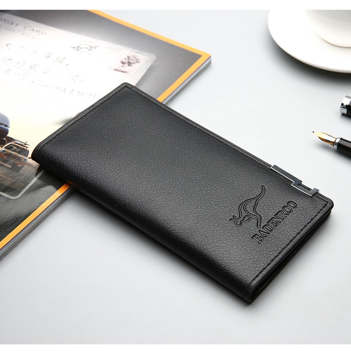 Kangro Ultra Slim Long Purse Wallet for Men