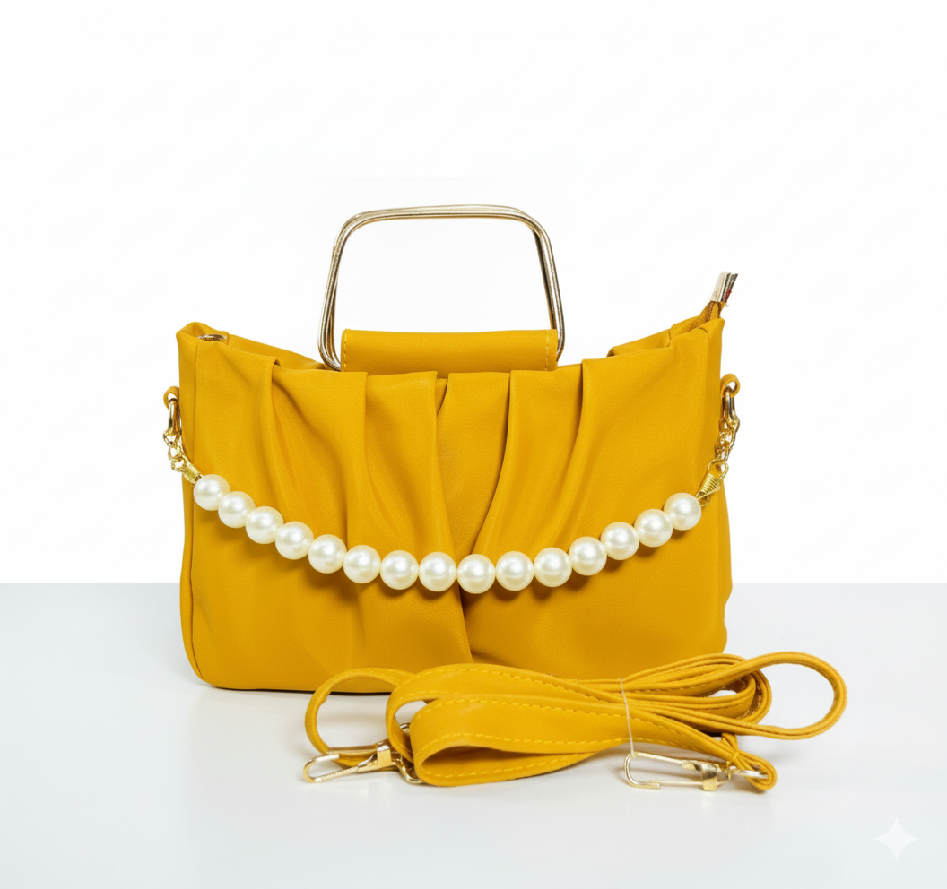 Moti golden chain and long strap top trend stylish Elegant crossbody bag long strap for girls and women