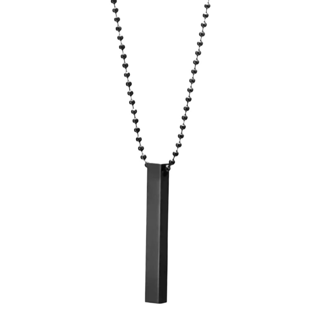 BRAND NEW FASHION MEN LOCKET INCLUDING BLACK | SILVER | GOLDEN BARS WITH BEAD CHAIN. BEST FOR MEN AND BOYS