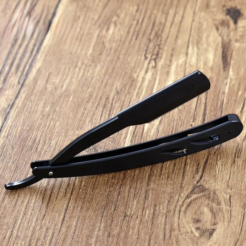1 Pcs Body Razor Professional Barber Steel Folding Shaving Knife Hair Removal Eyebrow Beard Shaver Razor