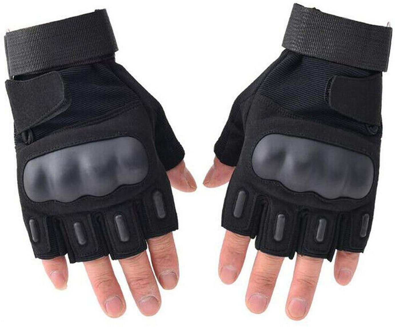 Half Finger Gloves For Men Finger less Hard  Combat Gloves Men Hiking Cycling Gloves