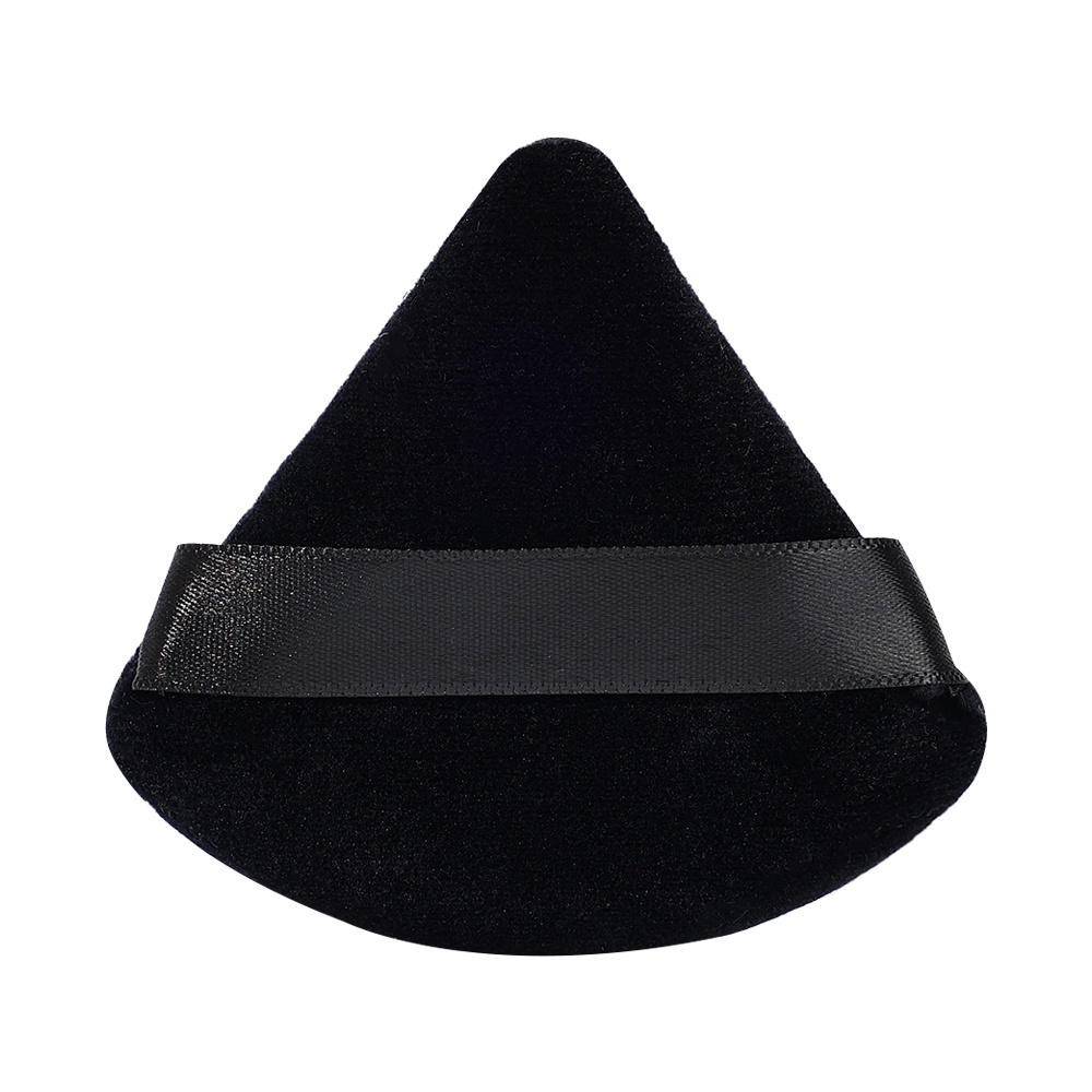 1pcs Washable Velvet Makeup Puff 4 Colors Short Fleece Triangle Powder PuffSoft Cotton Face