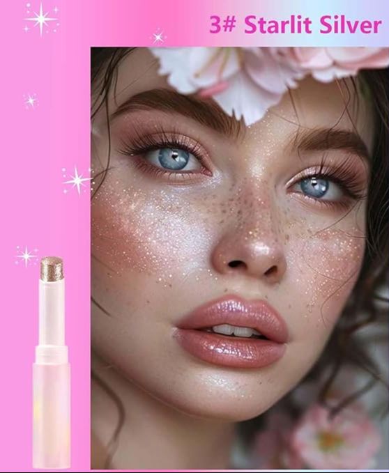 ORGINAL IMPORTED Jelly Eyeshadow Highlight Stick, Glitter Shimmer, High Pigmentation, Long Lasting