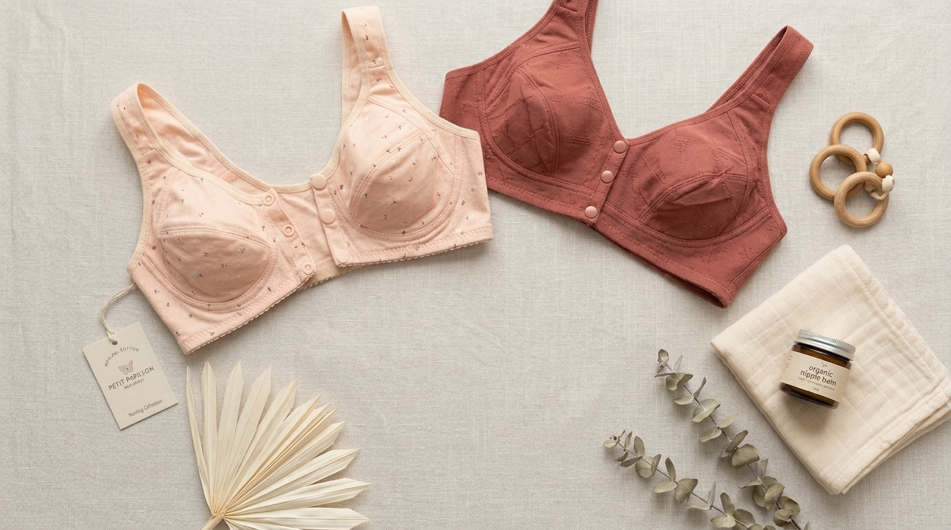 Front Open Breastfeeding Bra - Cotton, Non-Wired | Plus Sizes Maternity & Nursing Bra