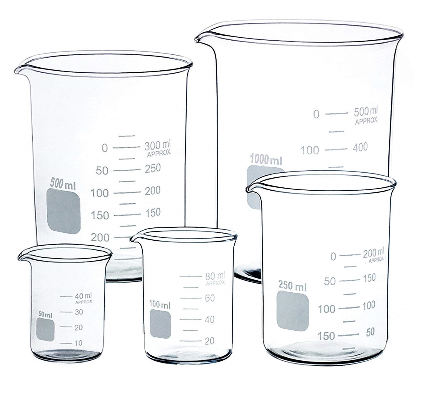 1000ml 500ml Beaker 6 Pcs Set 3 3 Each Buy Online At Best Prices In Pakistan Daraz Pk