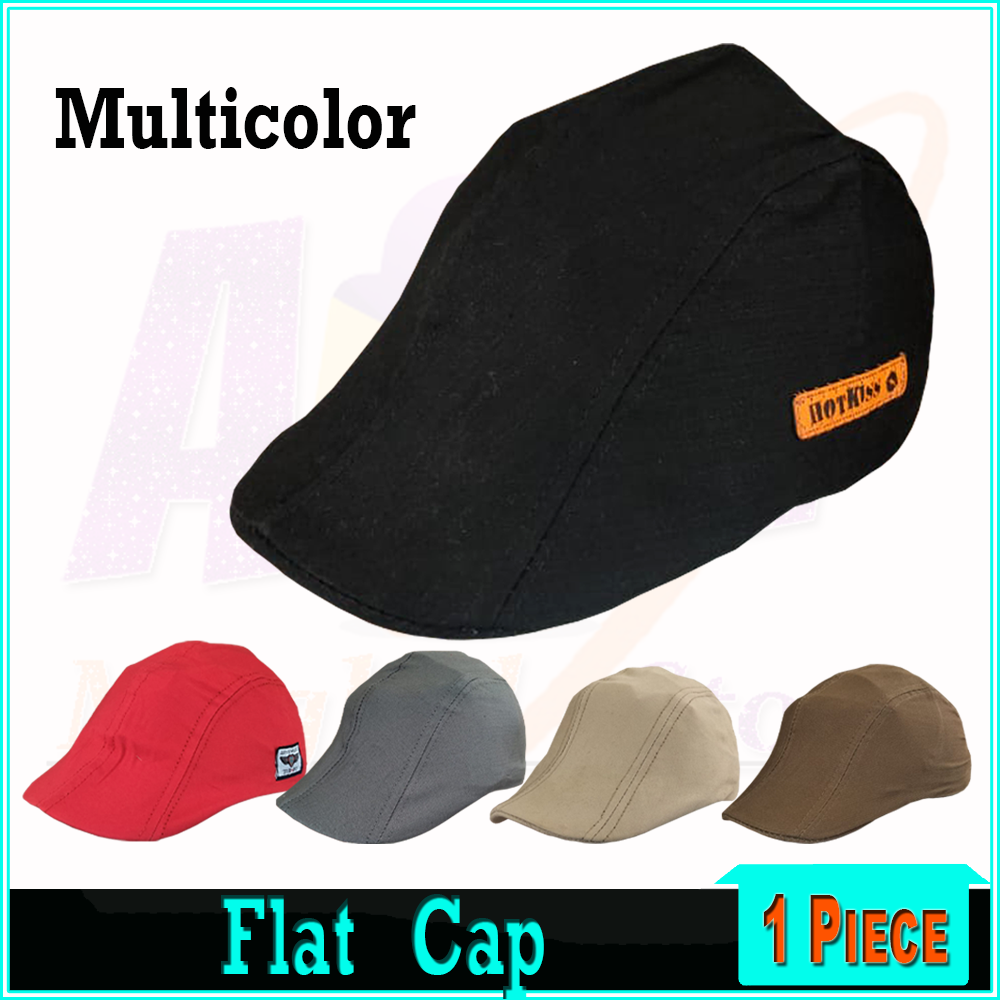 Peaked Caps Fashion British Style Golf Flat Caps Casual Hats Berets for Women and Men Berets Hats Cotton Knitted Beret Caps Autumn and Winter Auto Elastic Baseball CAP Outdoor Sunscreen