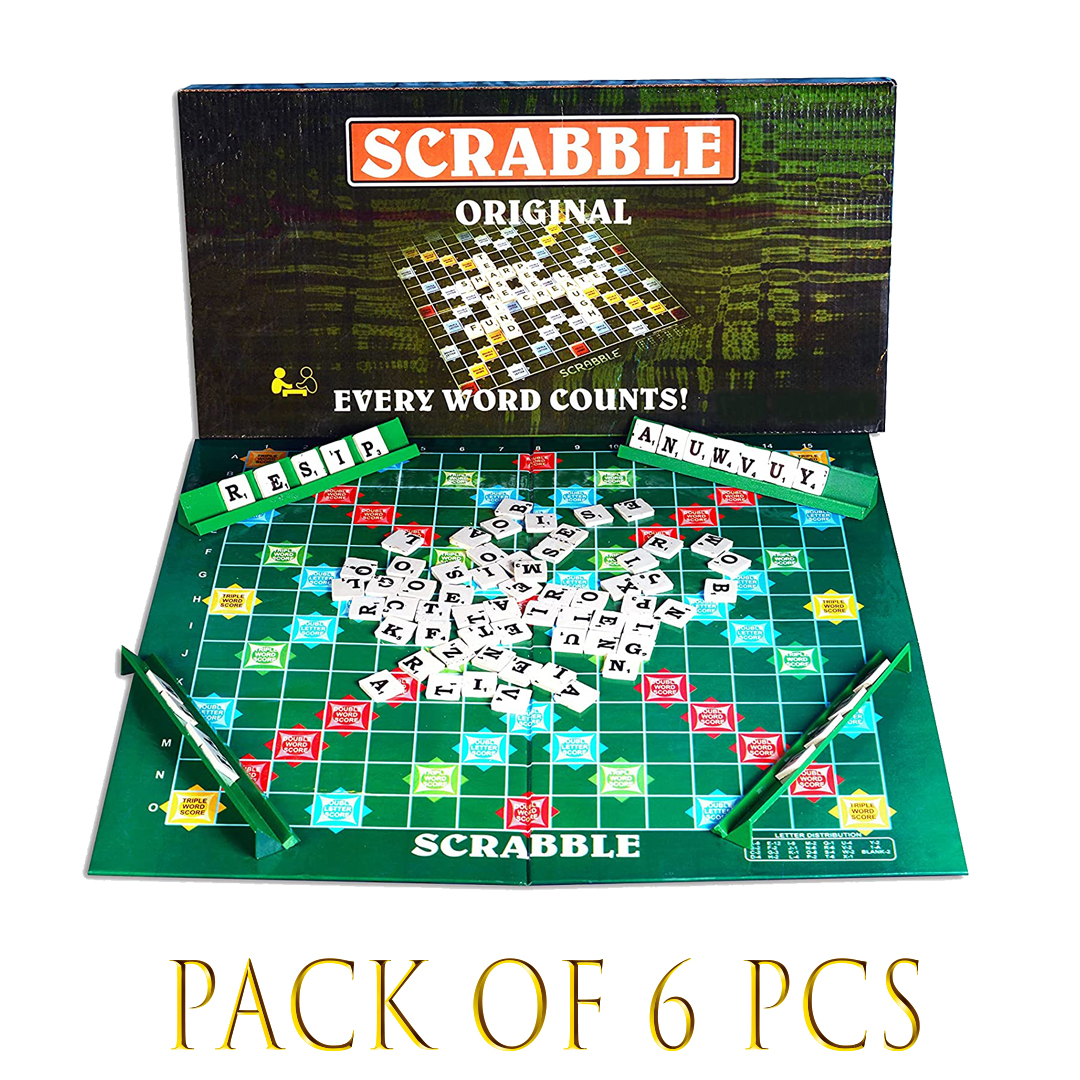 Pack of 6 SCRABBLE Board Game - SCRABBLE Original - Premium Edition 2 in 1  Ludo Plus Scrabble (FB GAMES) Wholesale: Buy Online at Best Prices in  Pakistan | Daraz.pk