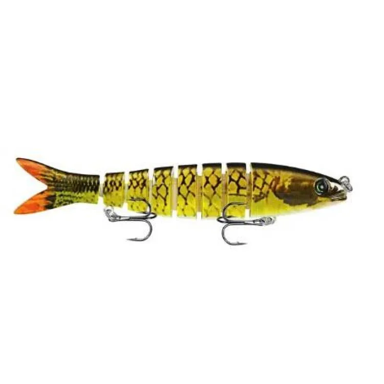 1 Pcs Fishing Lures 8 Jointed Sections Hard Fishing Bait Sinking Bait 13cm  18g Suitable for Pike Swimbait Crankbait Minnow Trout Bass Fishing Tackle  Baits Multi Jointed Sinking Wobblers Fishing Lures