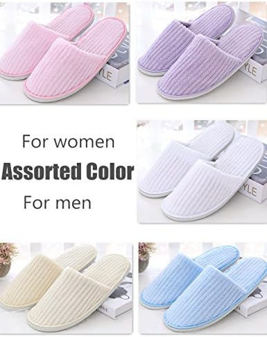 Premium Top Quality Anti Slip Soft And Hot Cotton Slippers For Men and Women , Cotton Cloth Spa Slippers for Girls , Women , Men, Floor, Room SPA, indoor in Multi Color