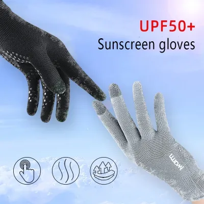 1 Pair Men & Women Non-slip Touchscreen Gloves / Summer Sun UV Protection  Gloves/ Cycling Driving Mittens