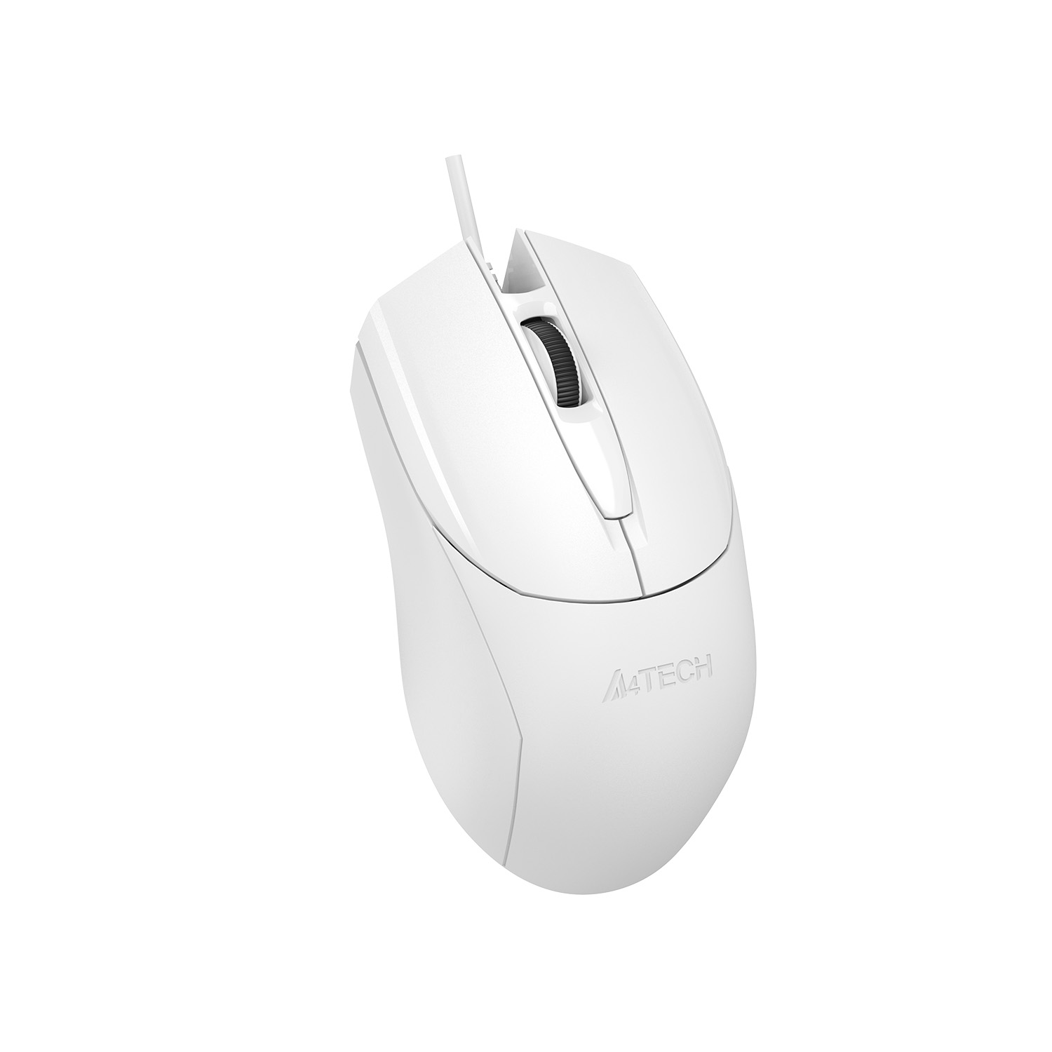 A4Tech OP-750S Wired Optical Mouse - Teflon Feet - V-Track - 1200 DPI - Silent Clicks - For PC, Laptop