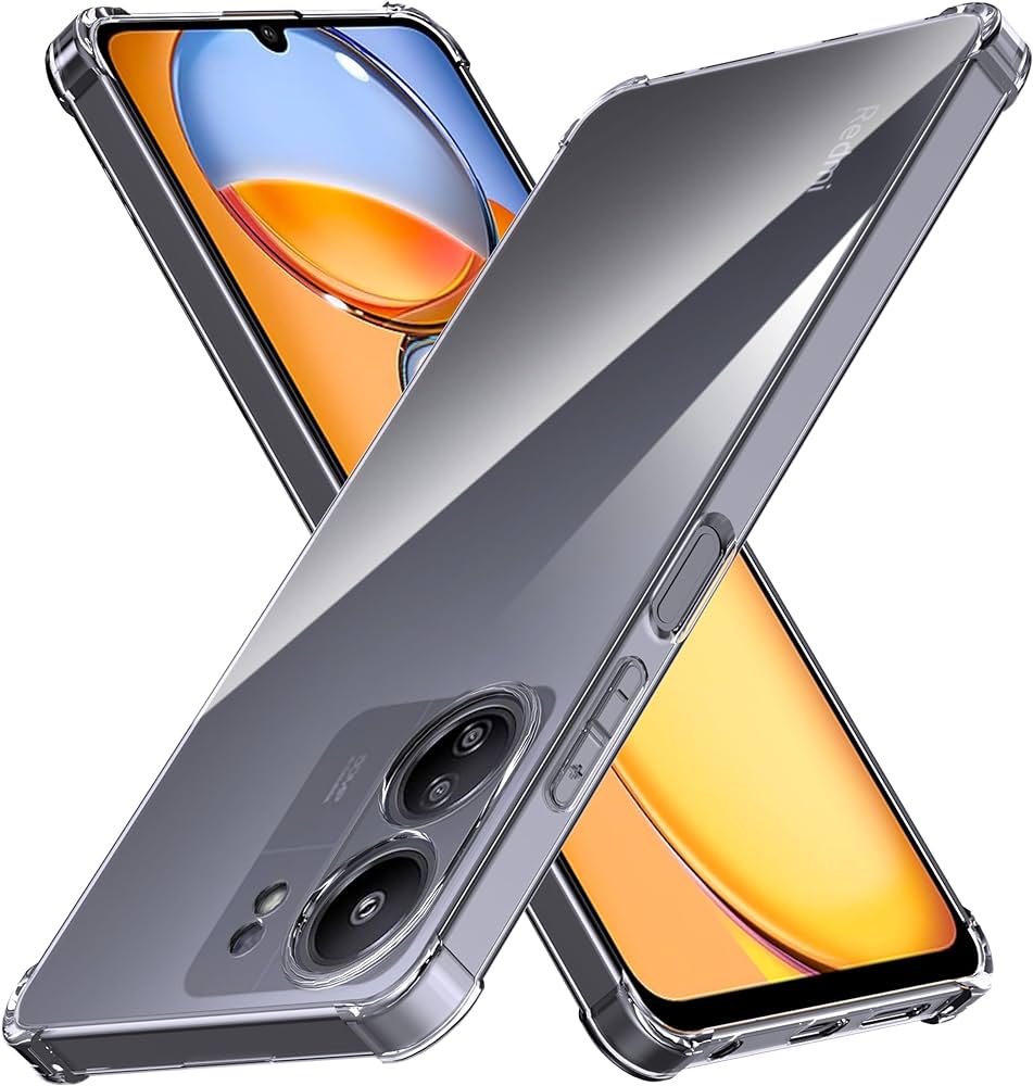 Compatible Avec Coque Redmi 13C 4G Transparente Paillette