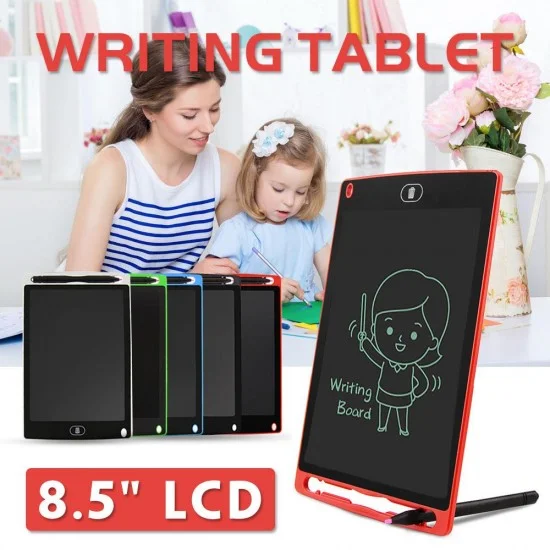 LCD Writing Tablet 8.5 Inch | Erasable Digital Drawing Pad for Kids & Adults |Multicolor Display LCD Drawing Writing Tablet for Kids & Adults with Pen | |Learning Toys And Gadgets For Educational Notebook Purpose| Best for Learning, Doodling & Note Taking