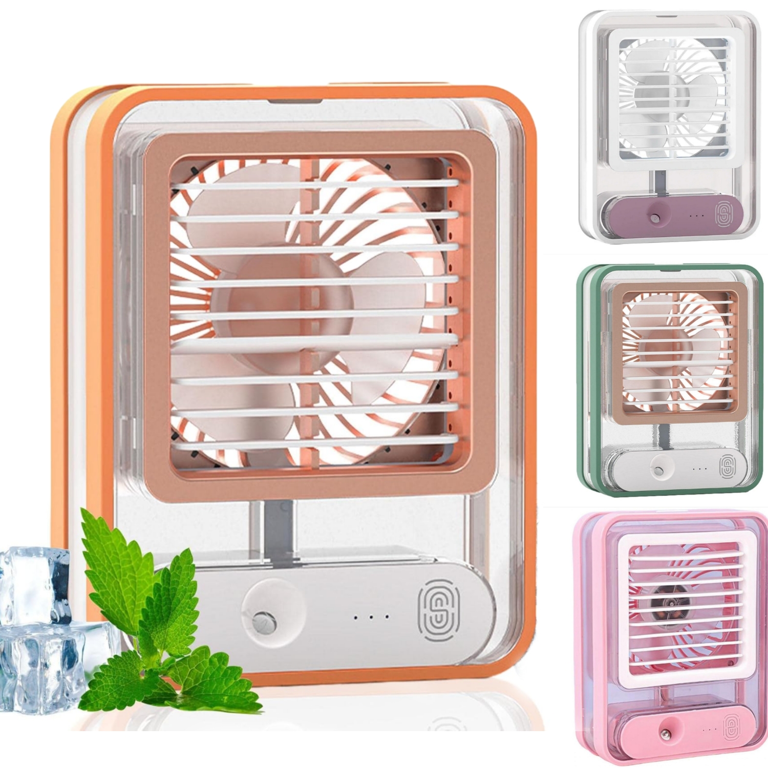 Portable Air Conditioner Fan Big Size | 3-in-1 Mini Air Cooler with Ice ...