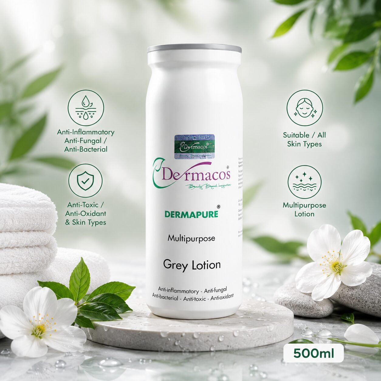 Grey Lotion () | Moisturising Skin Care | 500ml
