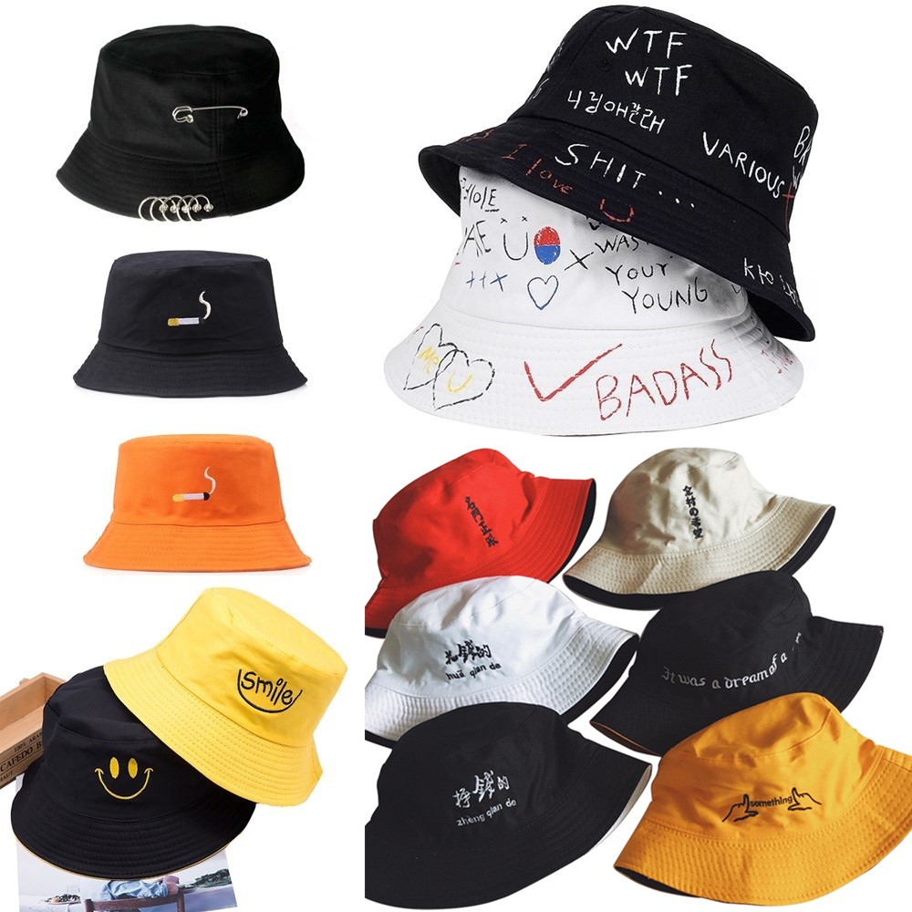 Graffiti Love Bucket Hip Hop Cap Hat 