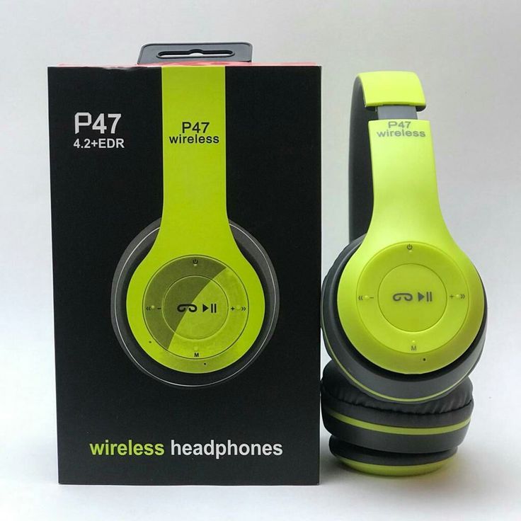 Original P47 Wireless Bluetooth Headphones | Foldable Stereo Over-Ear Headset | Rechargeable with Mic | FM Radio | TF Card Support | AUX Compatible