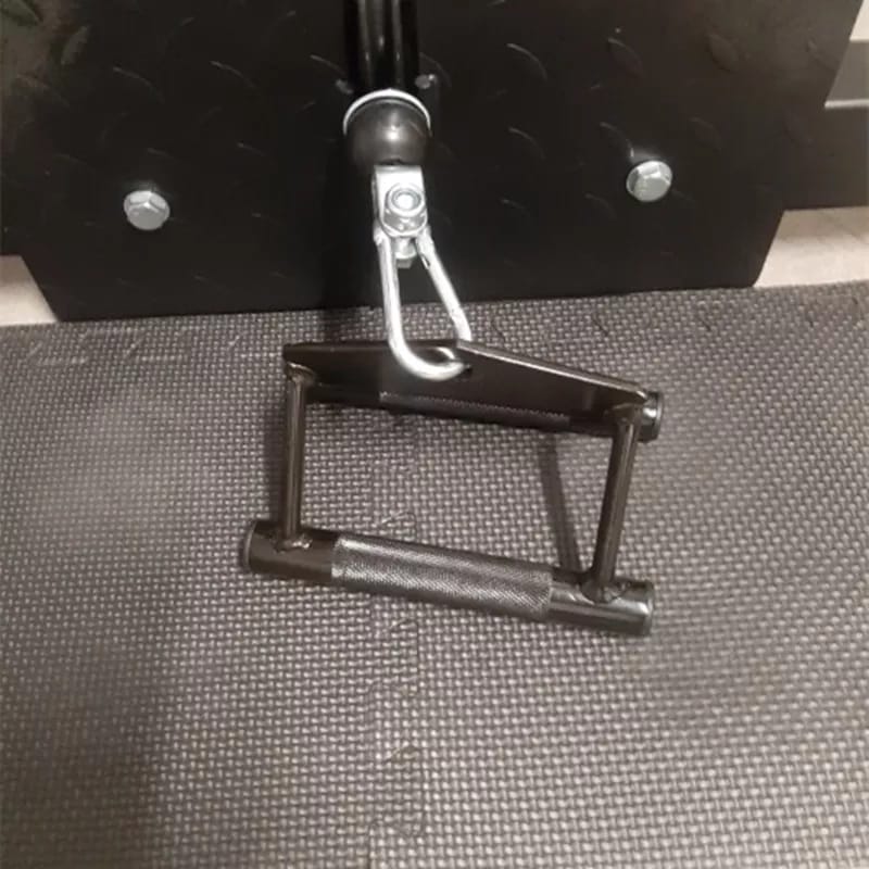 Home Gym Fitness Rowing V-bar rowing handle Pulley Cable Machine Handle Biceps Triceps Back Muscle Workout Hand Grip Lat Pull Down Bar