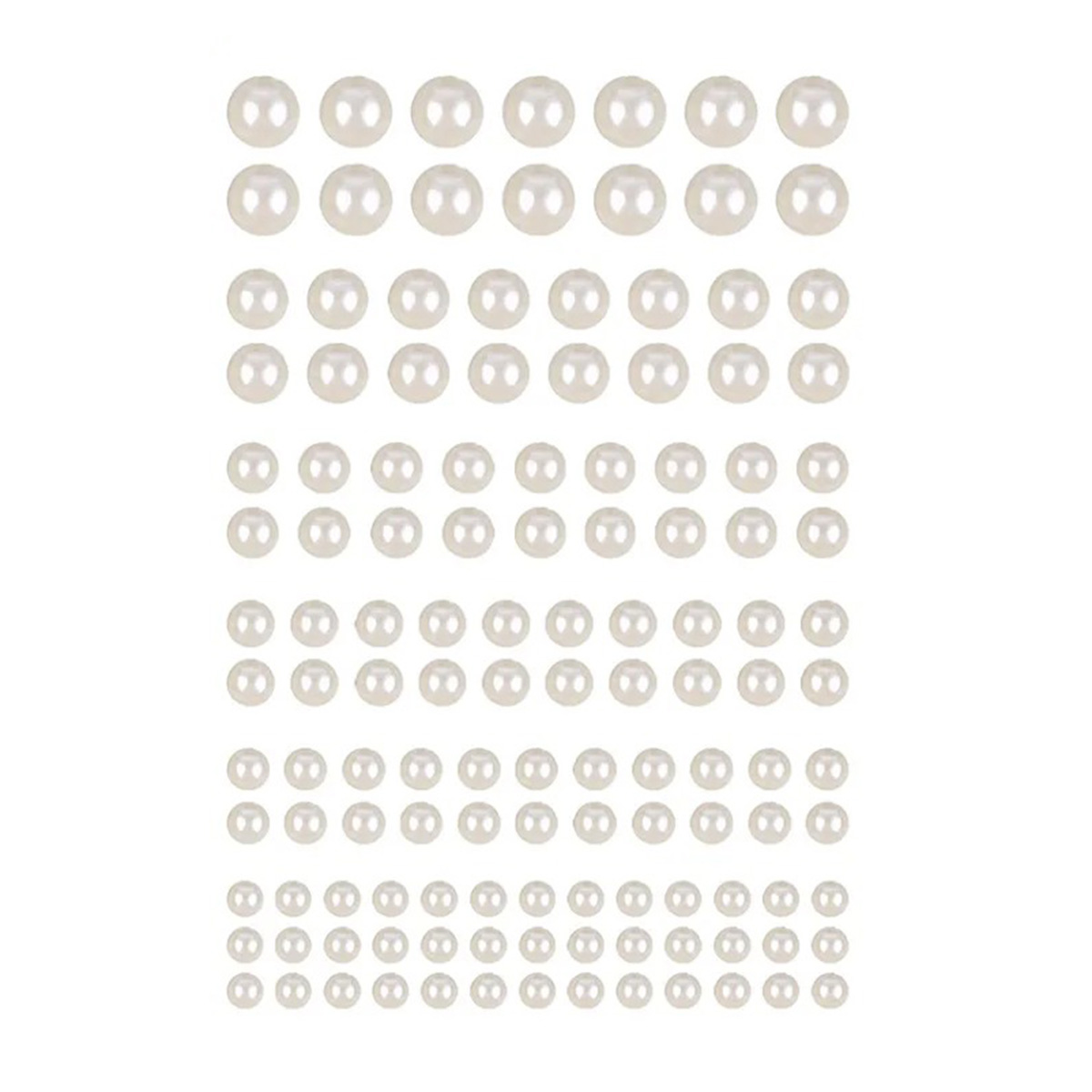 Hair Pearls Stick On Self Adhesive Resin Stickers for Hair and Face