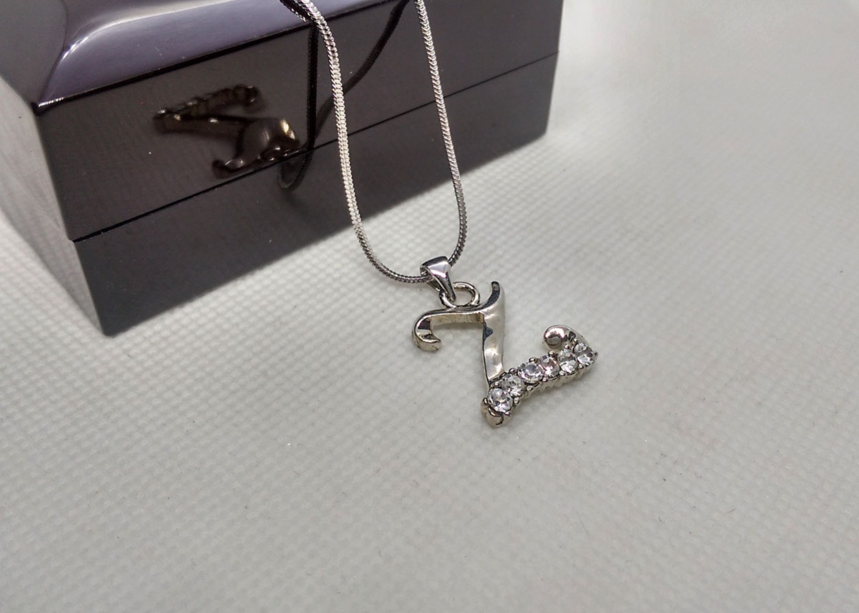 Z Letter Z Alphabet Locket style 