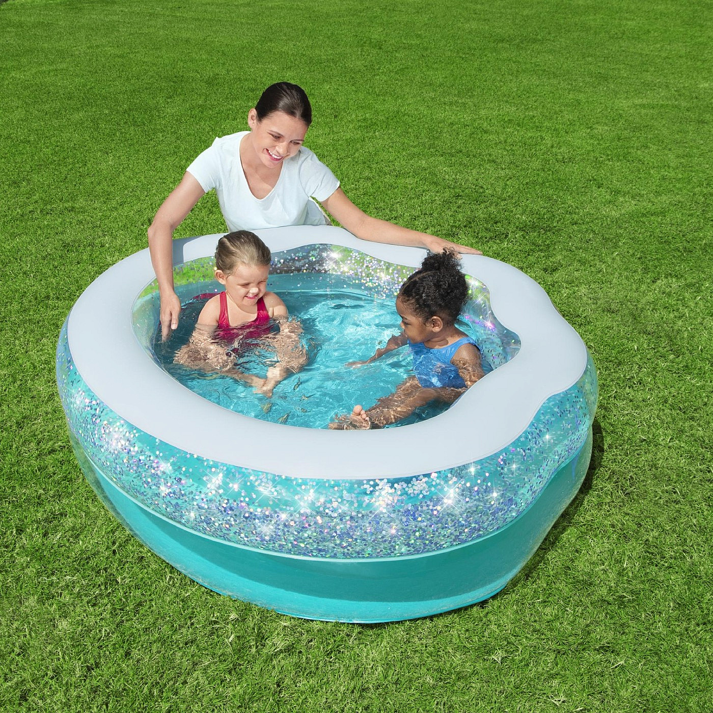 BESTWAY 52489 Sparkle Shell Kiddie Pool 59