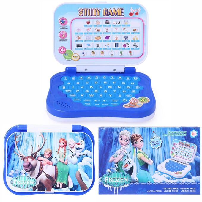 Kids Boy Girl Cute Fun Animals Cartoon Laptop Device with Music Early Learning Educational Toy Playset