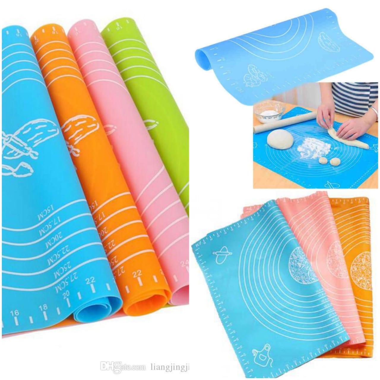 Nonslip Silicone Pastry Mat With Measurements 50 40 Cm For Silicon