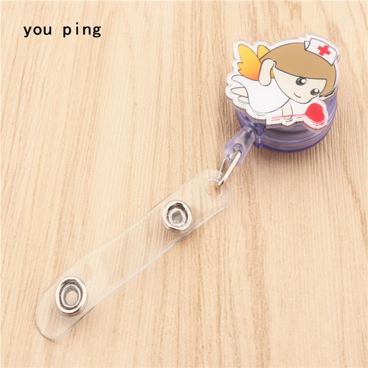 1 Pc New Cute Strawberry Fruits & Cake Retractable Pull Badge Reel ID  Lanyard Name Tag Card Badge Holder Reels For KIDS