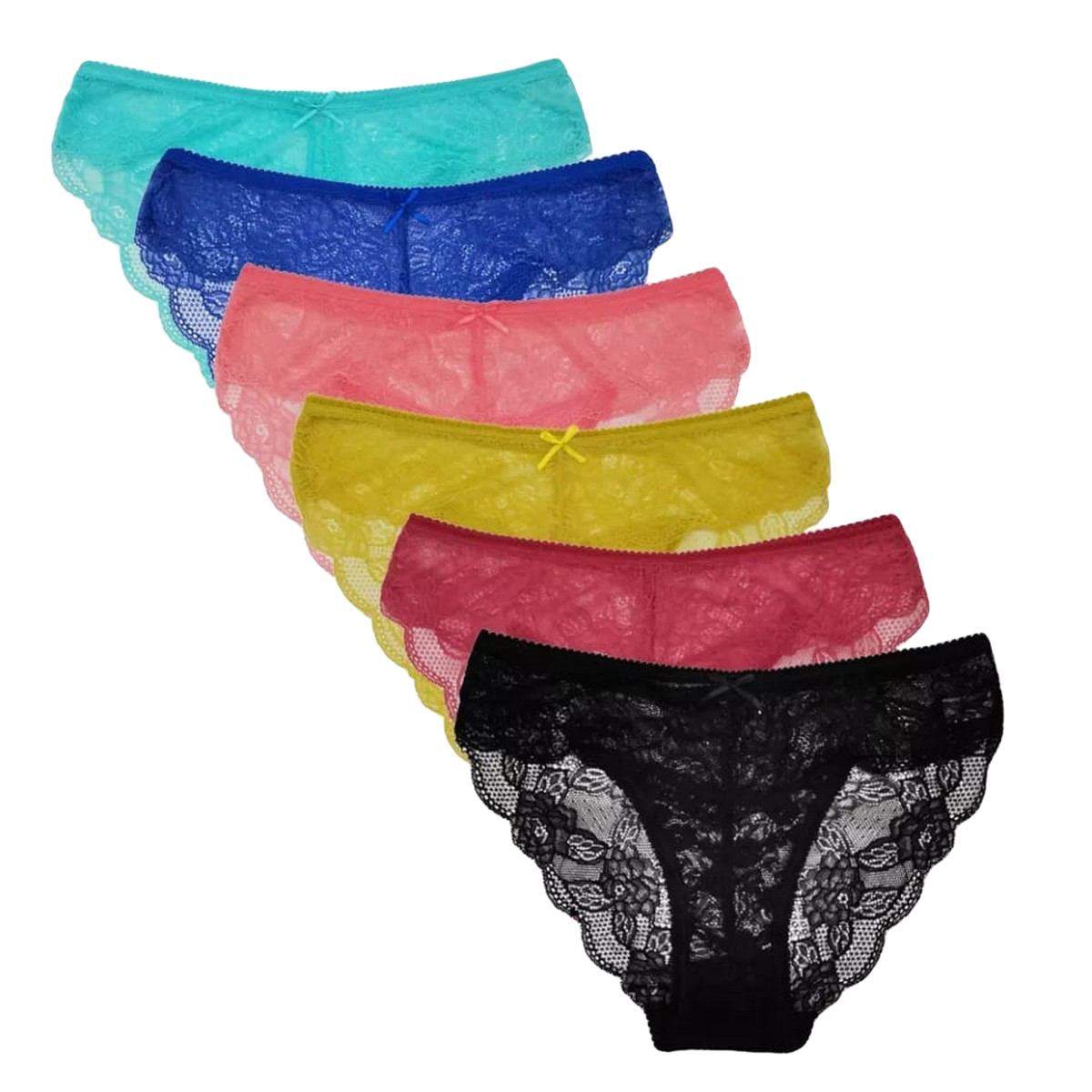 Pack of 2 Lace Net Transparent Panties for Women - Soft Cotton, Adjustable Fit, Daily Wear