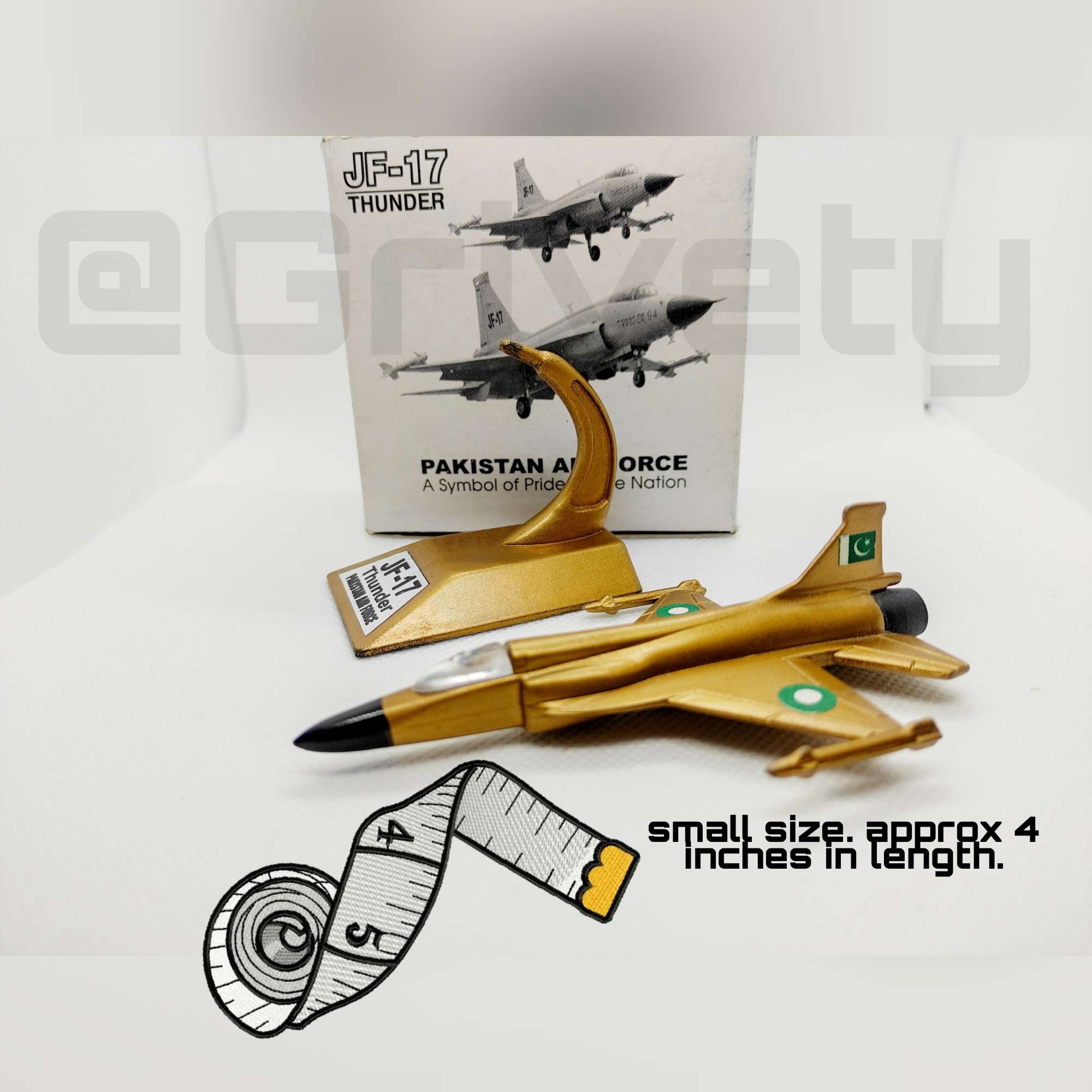 JF-17 Thunder Diecast plastic Model, Limited Edition  Miniature for Home and Office
