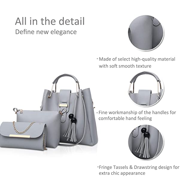 BAG X ALEXA 3 PCS HAND BAG SET FOR GIRLS