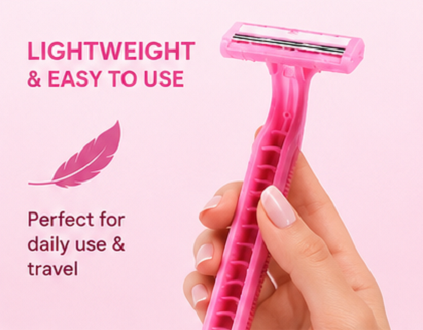 Original MAX Lady Razor 5 Piece Bikini Razor Woman Razor Shaver Safety Female Hair Removal Double Blades Hair Razor Machine Mini Shaving Razor