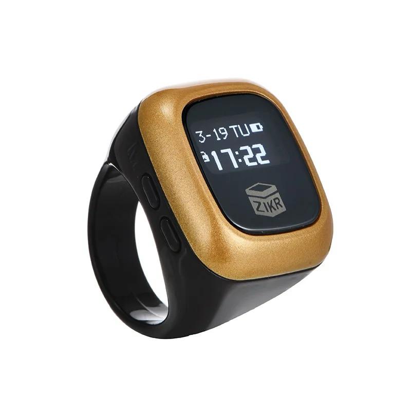 Multifunction OLED Zikr Ring | Tally Counter With Date Time Vibrate ...