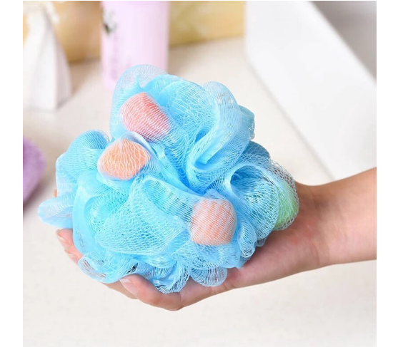 Shower Loofah Sponge Mesh Shower Ball Body Scrubber Bath Sponges for ...