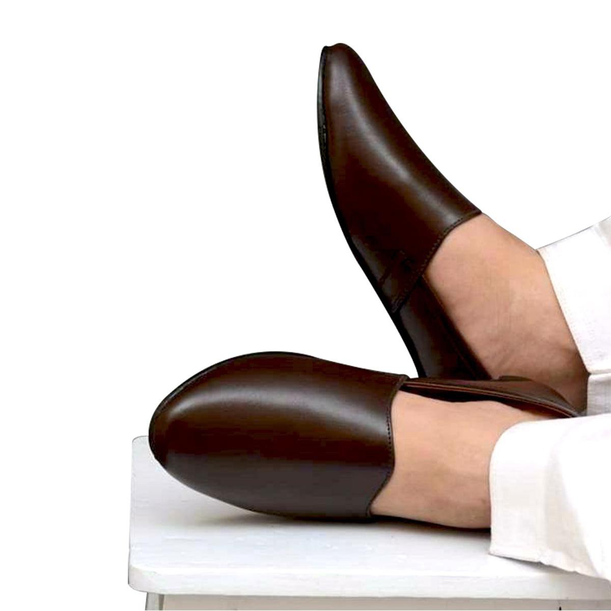 Brown Leather Loafers For Men