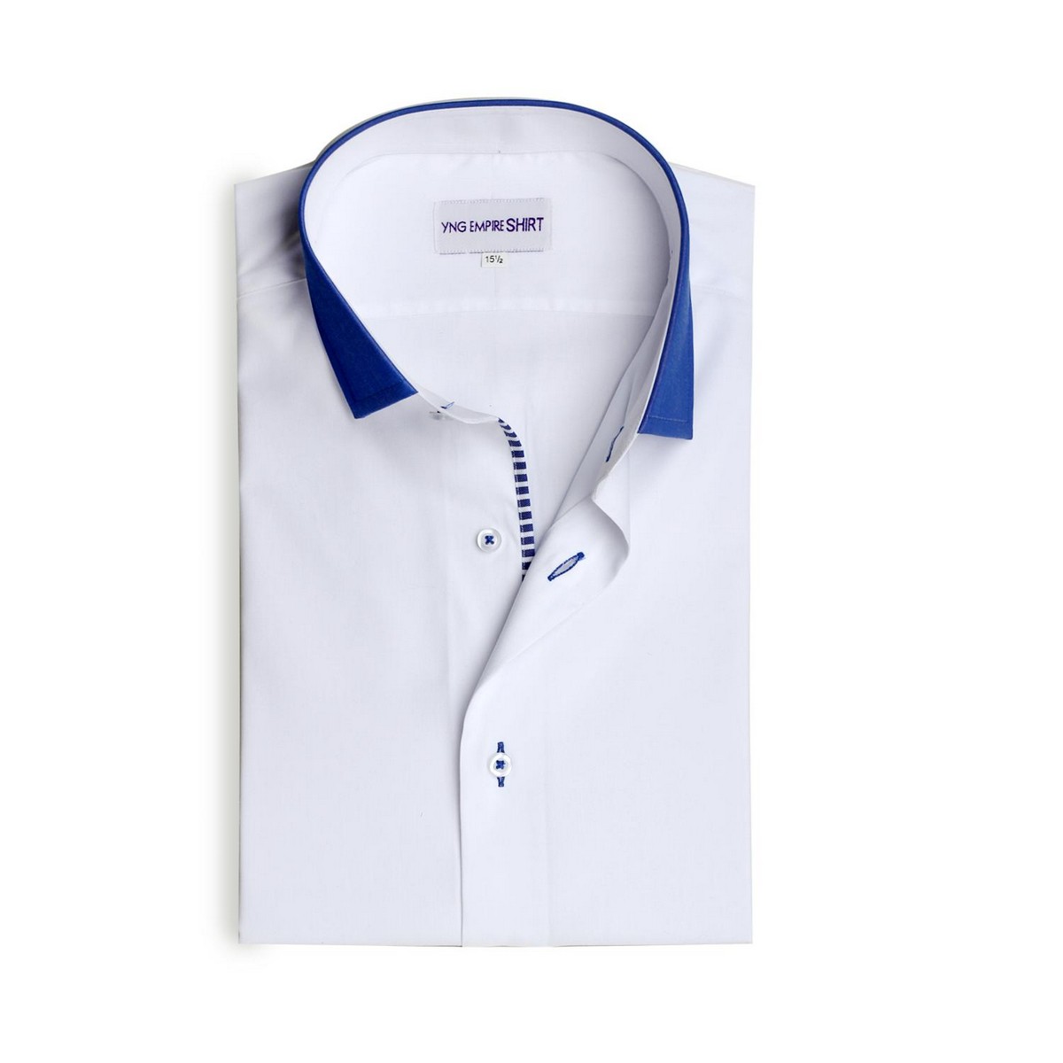 YNG White Premium Egyptian Cotton Formal Shirts For Men