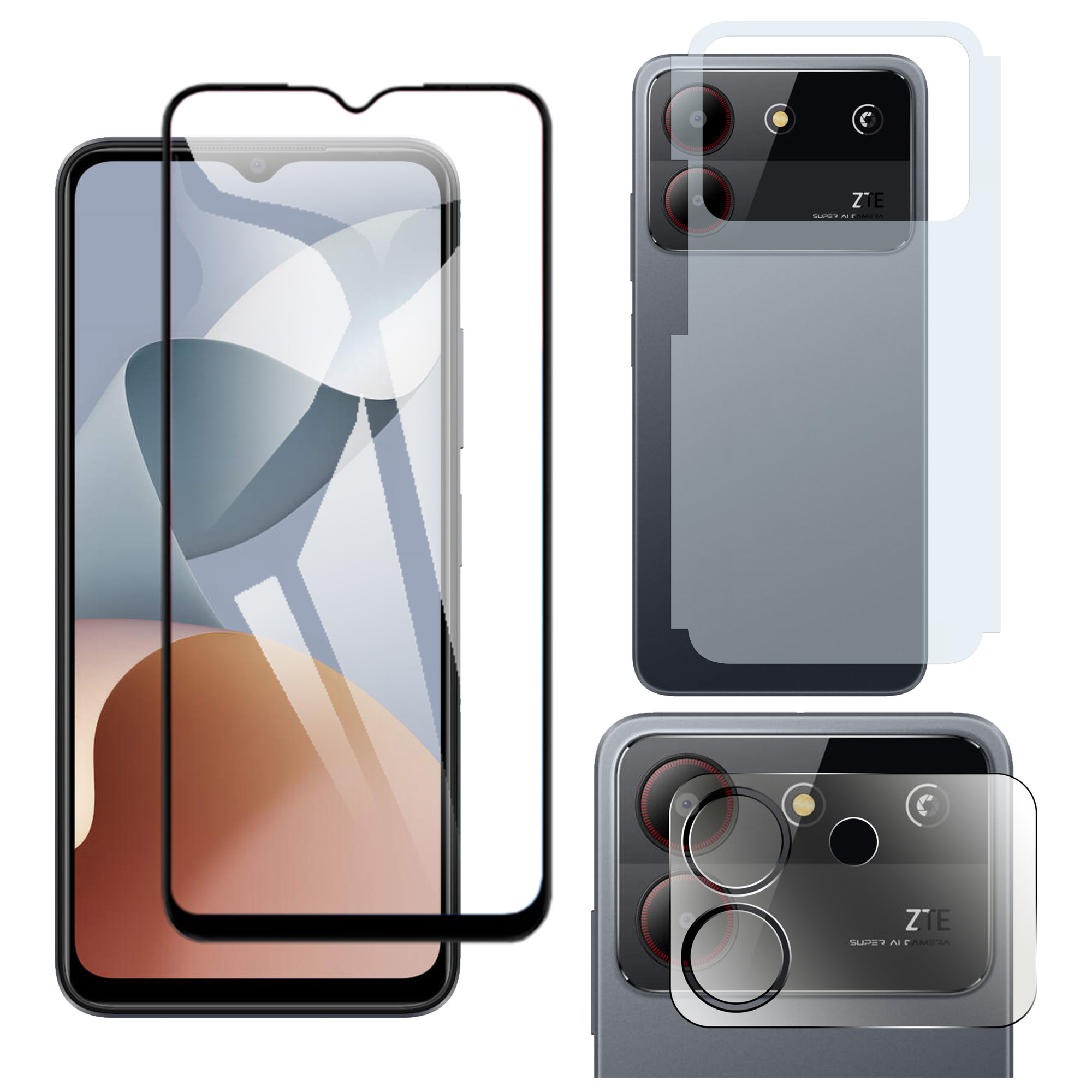 ZTE Blade A54 Glass Protector 5D-10D-11D-21D-9D Glass Full